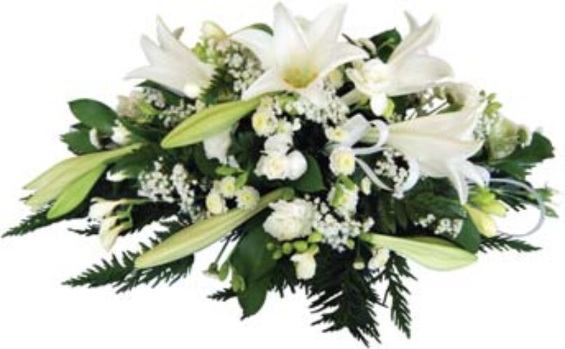 CFC-007 Diamond shape with Longiflorum Lily